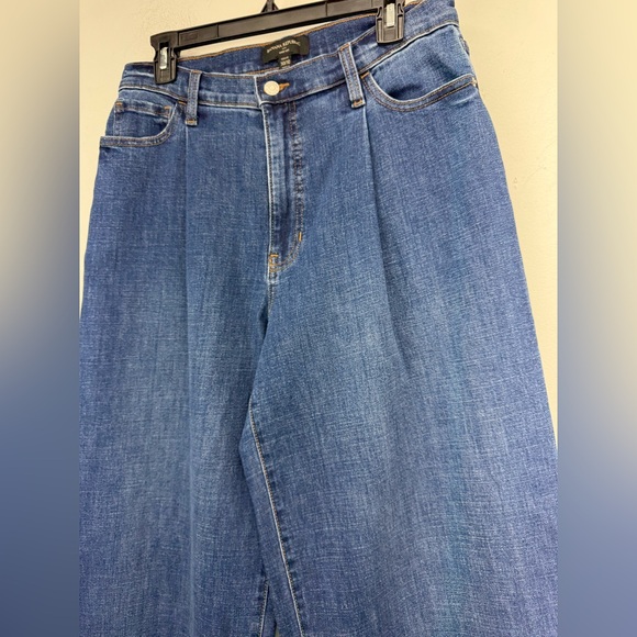 Banana Republic size 30/10 Women’s Blue Denim High Rise Wide Leg Jeans - Picture 2 of 6